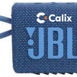 JBL Go3 Waterproof Portable Speaker, Calix Logo